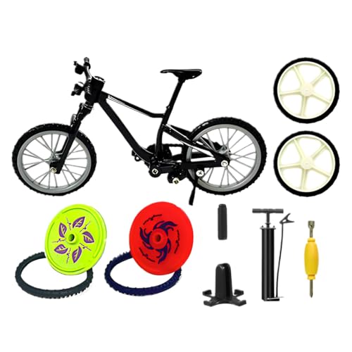 Kustimantu BMX -Fingerzyklus, Leichtmetallzyklusmodell,Legierung Bergzyklusmodell Spielzeug - Miniatur -Schreibtisch Outdoor Sportverzier für Bücherregal, Fensterbank, Bett von Kustimantu