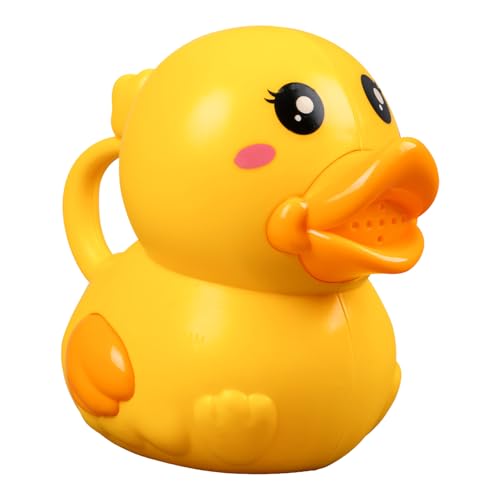 Kustimantu Gießkanne für Kinder | Spielzeug-Gießkanne, Design gelbe Ente – Bewässerungseimer für Garten, Garten, Strand, Badezimmer Kustimantu Gießkanne für Kinder | Spielzeug-Gießkanne, Design gelbe Ente – Bewässerungseimer für Garten, Garten, Strand, Badezimmer von Kustimantu