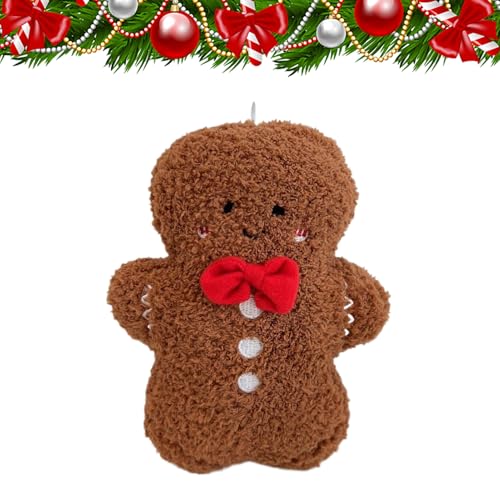 Kustimantu Gingerbread Plush 18 cm,Dekokissen - Weiche Weihnachtsdekoration Für Tür Wohnzimmer Tisch Baum Stuhl Party Sofa Kustimantu Gingerbread Plush 18 cm,Dekokissen - Weiche Weihnachtsdekoration Für Tür Wohnzimmer Tisch Baum Stuhl Party Sofa von Kustimantu