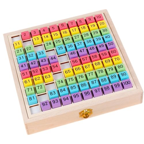 Kustimantu Hundred Number Board, Cent Counting Board | 1 bis 100 Lernzahlen Spielzeug | Lernspiel für Vorschule, ab 3 Jahren Kustimantu Hundred Number Board, Cent Counting Board | 1 bis 100 Lernzahlen Spielzeug | Lernspiel für Vorschule, ab 3 Jahren von Kustimantu