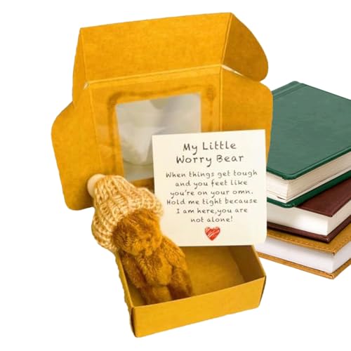 Kustimantu Kleine Bär | Teddybär aus Plüsch in einer Geschenkbox – Kleines handgemachtes Taschentier mit inspirierender Karte als Geschenk zur Geburt, Weihnachten, Valentinstag Kustimantu Kleine Bär | Teddybär aus Plüsch in einer Geschenkbox – Kleines handgemachtes Taschentier mit inspirierender Karte als Geschenk zur Geburt, Weihnachten, Valentinstag von Kustimantu