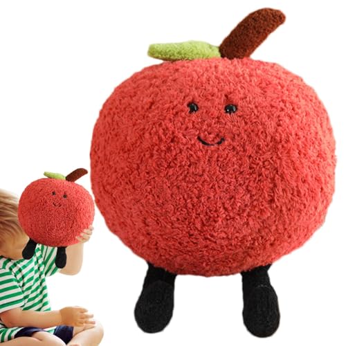 Kustimantu Obstplüschpuppe, Stoffpuppe | Litchi Throw Pillows Room Decor | Dekoratives Plushie -Spielzeugsofa Kissen, schönes Sammlerspielzeug für Schlafzimmer Wohnzimmerdekoration von Kustimantu