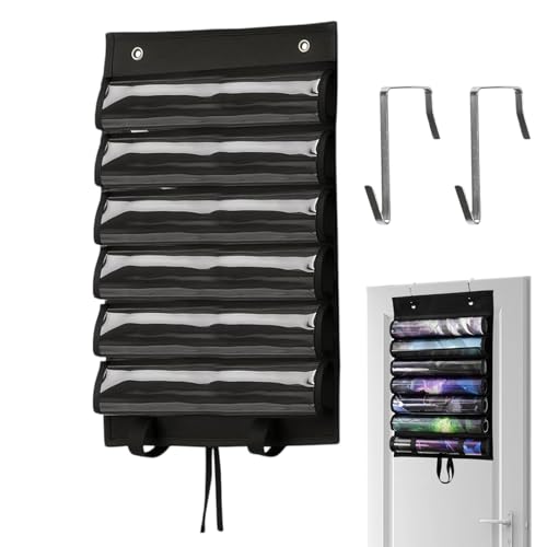 Kustimantu Spielkartenhalter – Wand-Organizer mit 7 Taschen mit transparenten Hüllen für Spielmatte, Hängeaufbewahrung für Karten, Würfel und Zubehör – Haus und Reise Kustimantu Spielkartenhalter – Wand-Organizer mit 7 Taschen mit transparenten Hüllen für Spielmatte, Hängeaufbewahrung für Karten, Würfel und Zubehör – Haus und Reise von Kustimantu