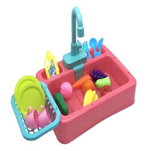 Kustimantu Spielzeug für die Spüle Küche | Spielzeug für Rollenspiele, Lernspiel für 1 bis 3 Jahre, drinnen und draußen, Kindergarten Kustimantu Spielzeug für die Spüle Küche | Spielzeug für Rollenspiele, Lernspiel für 1 bis 3 Jahre, drinnen und draußen, Kindergarten von Kustimantu