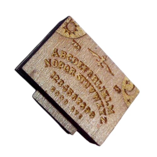 Kustimantu Spirit Board Spiel,Miniatur Holz Spirit Brett mit Planchette | Deko Mit Schublade Und Wahrsagezubehör Für Familienfeier Wohnzimmer Schlafzimmer Halloween Kustimantu Spirit Board Spiel,Miniatur Holz Spirit Brett mit Planchette | Deko Mit Schublade Und Wahrsagezubehör Für Familienfeier Wohnzimmer Schlafzimmer Halloween von Kustimantu