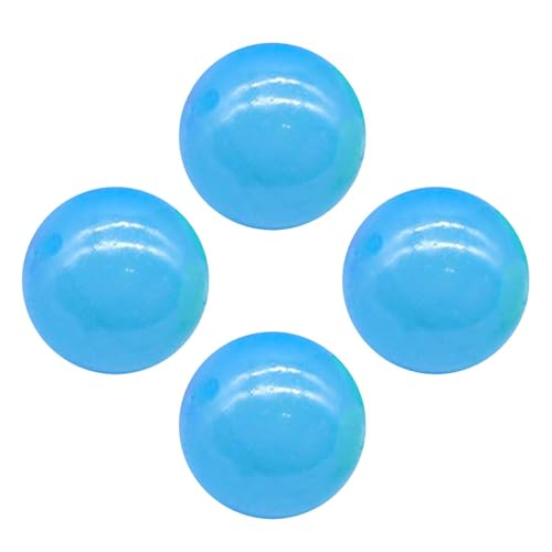 4 Stück Sticky Glows Stressbälle, Fluoreszierende Klebrige Wandbälle, Klebrige Bälle Zum Werfen An Die Decke, Sticky Glows Stressbälle Zappelspielzeug, Sticky Ball Decke Leuchtet Im Dunkeln von Kuxiptin