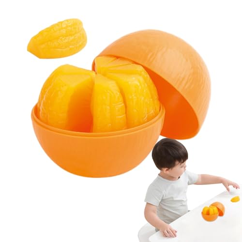 Kuxiptin 3D-Puzzles für Kinder,3D-Puzzle, Orangefarbenes lustiges Puzzle, Lernpuzzles zum Stressabbau, Puzzlespaß, Lernerlebnis für Kinder und Erwachsene von Kuxiptin