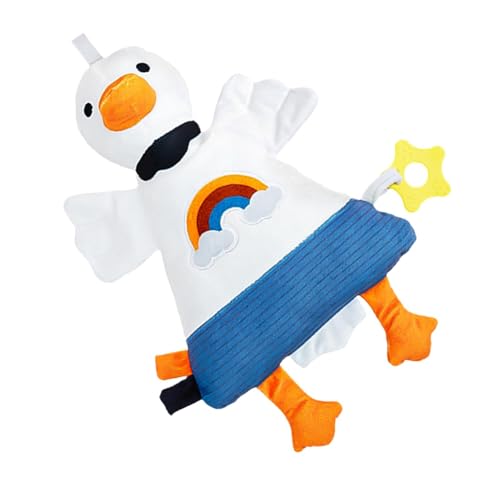 Kuxiptin Entengestopfte Tier für Baby, Schwanplüschspielzeug für Baby | Animal Duck Plush Hand Puppet,Sensorisches Kuschelspielzeug, Schwan -Umarmungskissen, weiche beruhigende Plüsch für das von Kuxiptin