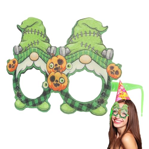 Kuxiptin Halloween-Partybrille für Kinder,Halloween-Kostüm-Partybrille, Lustige Design-Brillen, Foto-Requisiten, Zubehör, Partyzubehör, Kostümzubehör, Partygeschenkgläser für Kinder und Erwachsene von Kuxiptin