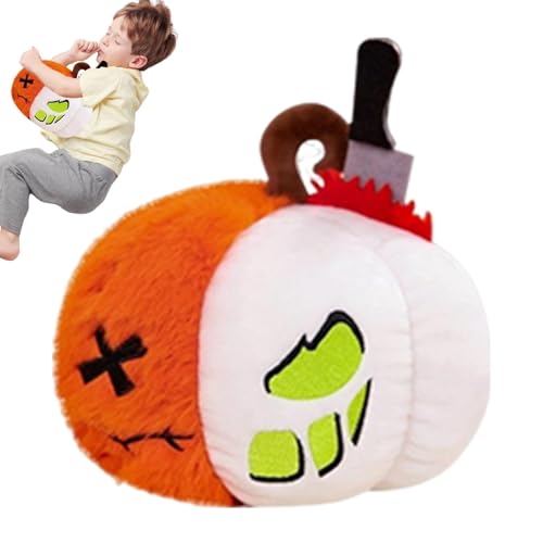 Kuxiptin Halloween-Plüschtiere,Halloween-Plüsch,Geisterpuppen-Schädel-niedliches Fledermaus-Spinnen-Puppenkissen - Gefüllte Plüschpuppen, Kuscheltiere, Plüschfiguren, Spielzeug für Wohnzimmer, von Kuxiptin