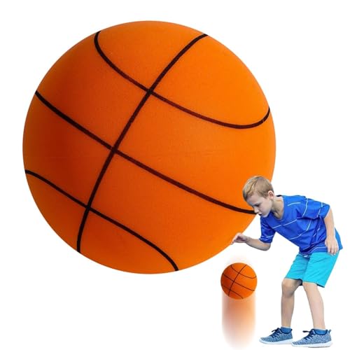 Kuxiptin Leiser Basketball Für Den Innenbereich, Leiser Weicher Basketball, Lautloser Basketball, Leiser Basketball-Dribbling Für Den Innenbereich, Springender Ball Leiser Basketball, Leiser Ball von Kuxiptin