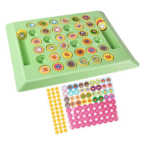 Kuxiptin Matching-Spiel für Kinder,Matching-Spiel - Kartenbrettspiel, sensorisches Lernspielzeug - Tierfrucht-Thema, passendes Kartenspiel, Lernspielzeug, Aktivitätsbrettspiel für 2 Spieler von Kuxiptin