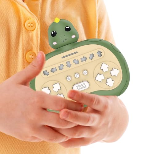 Kuxiptin Push-Spiel, Handheld-Spiele für Kinder,Leuchtendes Spiel, sensorisches Spielzeug, Handheld-Spiele - Fidget Controller, Handheld-Spiel mit Musiklicht für Partys im Freien, Spiele, von Kuxiptin