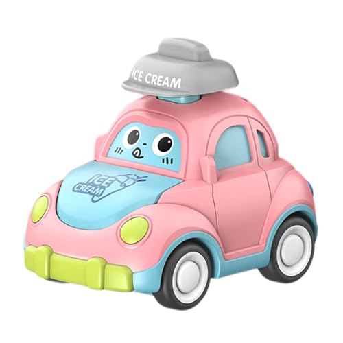 Kuxiptin Rückziehauto für Kleinkinder, Rückziehautos - Trägheits-Spielzeugauto für Kleinkinder - Kleine Rückziehautos im Cartoon-Design, Partygeschenke für Kinder, kleines Trägheitsauto für Mädchen, von Kuxiptin