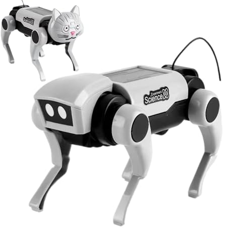 Solar-Roboter-Hunde-Set, Solar-Roboter-Hunde-Set, Spielzeug - Smart Robotics Hundeset | Solarmechaniker-Hund, der pädagogische Wissenschafts-Kits lernt, Solarroboter-Spielzeug für Programmierer, Entwi von Kuxiptin