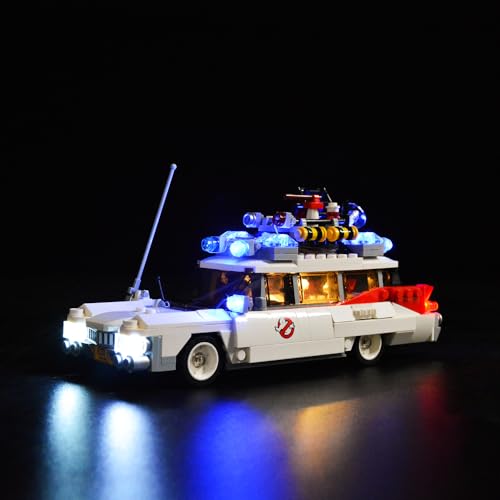 Kyglaring LED-Beleuchtungsset (kein Modell) - Kompatibel mit Lego-21108 Ghostbusters Ecto-1 Bauklötze Modell Set - Nur LEDs kein Brick Set (Classic Version) von Kyglaring