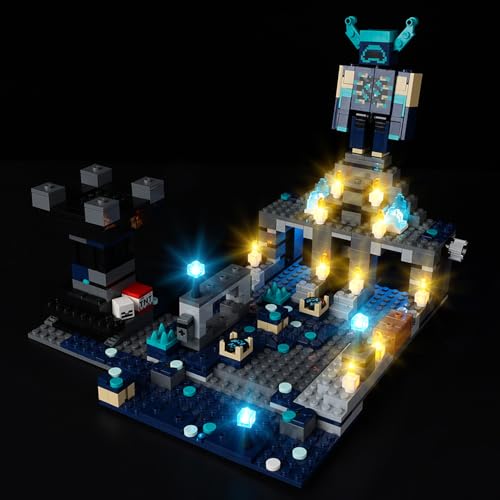 Kyglaring LED-Beleuchtungsset (kein Modell) - Kompatibel mit Lego-21246 Minecraft The Deep Dark Battle Bauklötze Modell Set - Nur LEDs kein Brick Set (Classic Version) von Kyglaring