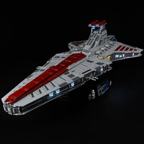 Kyglaring LED-Beleuchtungsset (kein Modell) - Kompatibel mit Lego-75367 Star Wars Venator-Class Republic Attack Cruiser Bauklötze Modell Set - Nur LEDs kein Brick Set (Classic Version) von Kyglaring