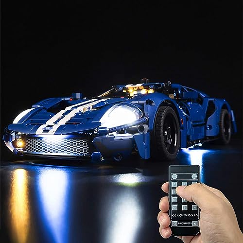 Kyglaring LED-Beleuchtungsset (ohne Modell) - Kompatibel mit Lego-42154 Technic Car Ford GT Building Blocks Modell Set - nur LEDs, kein Brick Set (RC Version) von Kyglaring