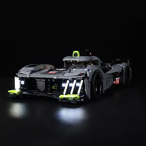 Kyglaring LED-Beleuchtungsset (ohne Modell) - Kompatibel mit Lego-42156 Technic Peugeot 9X8 24H Le Mans Hybrid Hypercar Building Blocks Model Set - Nur LEDs ohne Brick Set (Classic Version) von Kyglaring