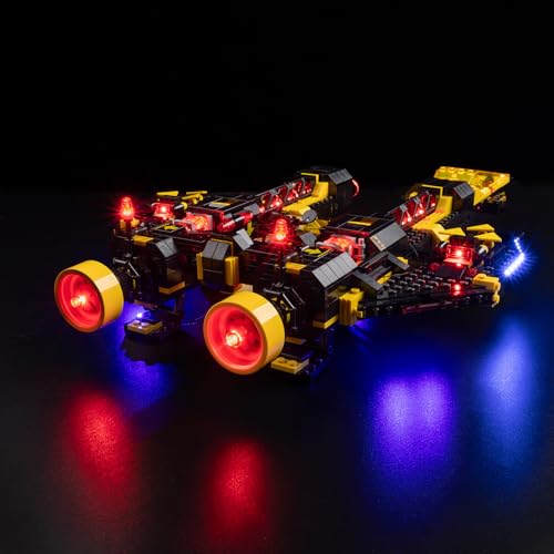 Kyglaring LED Beleuchtungsset für Leg0 Blacktron Renegade Modell Set, Kompatibel mit Leg0 10355,leg0 Sets Nicht enthalten（Remote Control） von Kyglaring