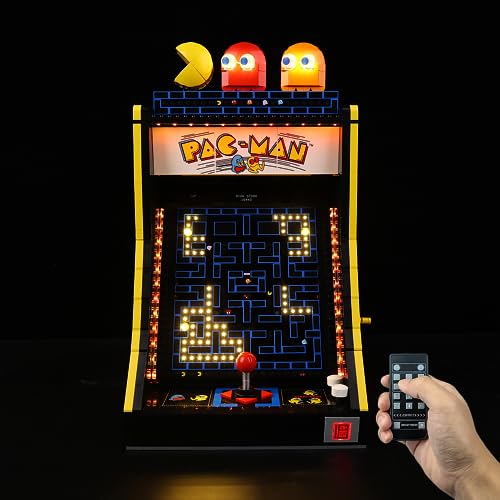 Kyglaring LED-Beleuchtungsset für Lego-10323 Icons PAC-Man Arcade-Baukästen - für Lego-Bauklötze Modell - Nicht enthalten Das Modellset (RC Version) von Kyglaring