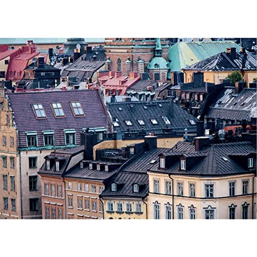 Kylskapspoesi 495 Puzzle Dächer über Stockholm (1000 Teile) von Kylskapspoesi