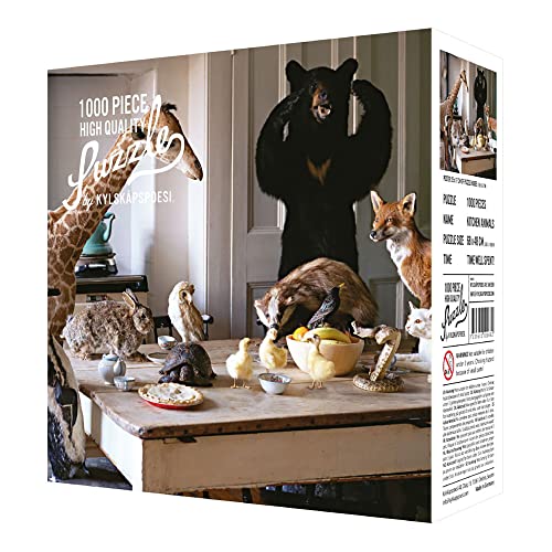 Kylskapspoesi KYL00662 - High Quality Puzzle Kitchen Animals (1000 Teile) von Kylskapspoesi