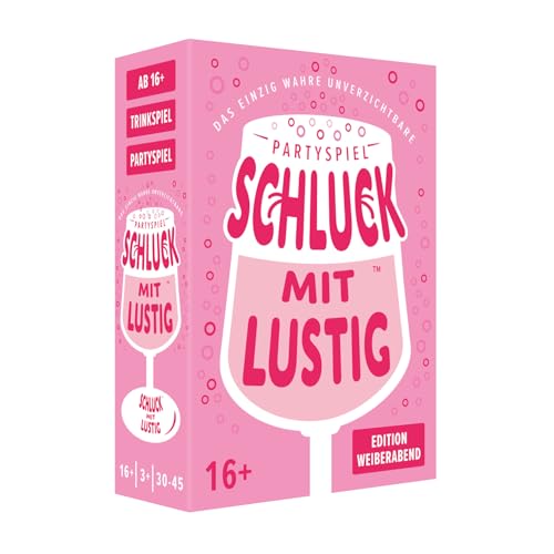 Kylskapspoesi AB KYL43043 Schluck mit Lustig-Weiberabend, Rosa von Kylskapspoesi