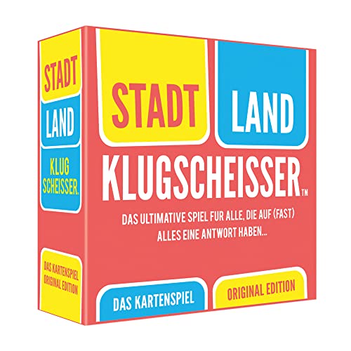 Kylskapspoesi KYL43034 - Stadt Land Klugscheisser – Kartenspiel von Kylskapspoesi