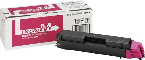 Kyocera Toner TK-580M Original Magenta 2800 Seiten 1T02KTBNL0 von Kyocera