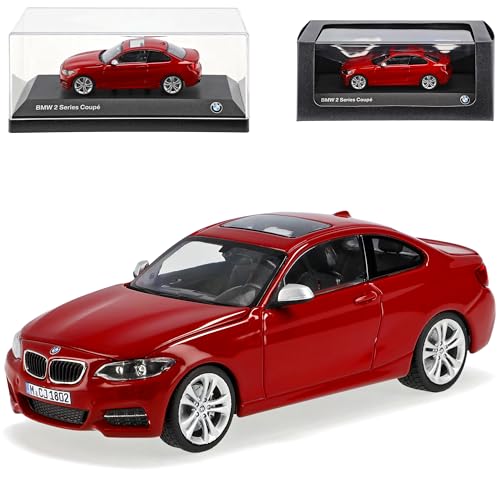 B*M*W 2er F22 Coupe Rot Ab 2013 1/43 Kyosho Modell Auto mit individiuellem Wunschkennzeichen von Kyosho B-M-W