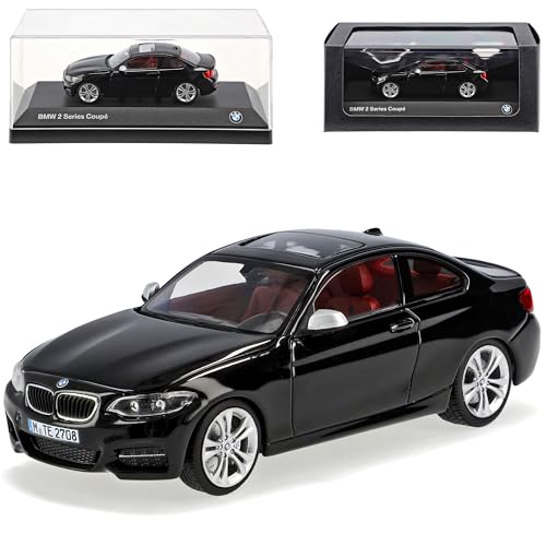 B*M*W 2er F22 Coupe Schwarz Ab 2013 1/43 Kyosho Modell Auto mit individiuellem Wunschkennzeichen von Kyosho B-M-W