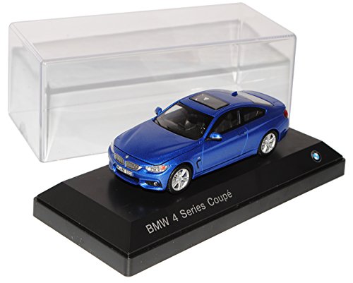 B*M*W 4er Coupe M F32 Blau AB 2014 1/43 Kyosho Modell Auto mit individiuellem Wunschkennzeichen von Kyosho B-M-W