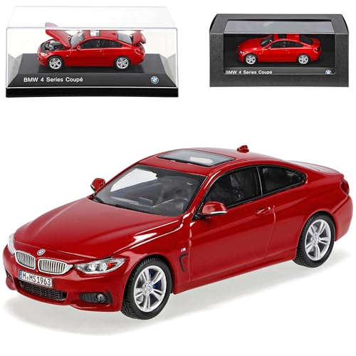 B*M*W 4er Coupe M F32 Rot AB 2014 1/43 Kyosho Modell Auto mit individiuellem Wunschkennzeichen von Kyosho B-M-W