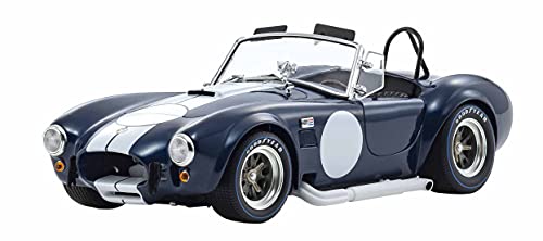 Kyosho 1:18 Shelby Cobra 427 S/C - Modellauto, Auto, Dunkelblau/Weißer Streifen, Erwachsene von Kyosho