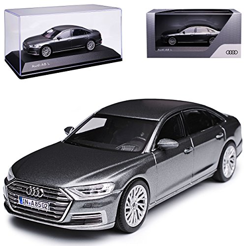 Kyosho A-U-D-I A8 D5 4N Limousine Monsun Grau Ab 2017 1/43 i-Scale Modell Auto von Kyosho