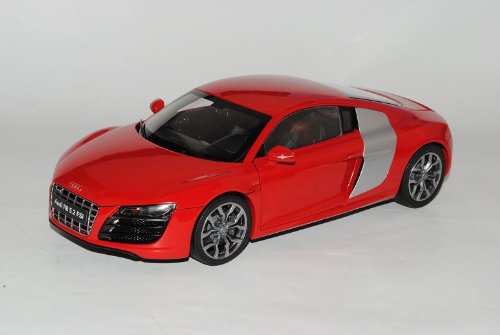 Kyosho A-U-D-I R8 5.2 FSI Quattro Rot Brilliant Rot 1/18 Modell Auto von Kyosho