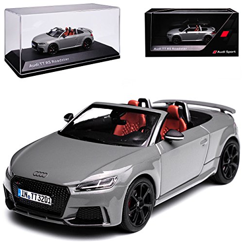 Kyosho A-U-D-I TT RS FV 8S Roadster Cabrio Nardo Grau 3. Generation Ab 2014 1/43 i-Scale Modell Auto von Kyosho