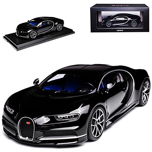 Kyosho Bugatti Chiron Coupe Schwarz Ab 2016 1/18 Modell Auto von Kyosho