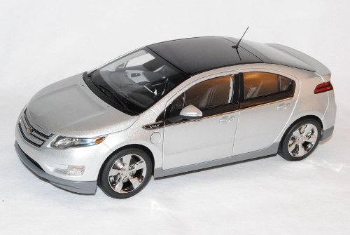 Kyosho Chevrolet Volt Switchblade Silber Ab 2010 Baugleich Opel Ampera 1/18 Modell Auto mit individiuellem Wunschkennzeichen von Kyosho