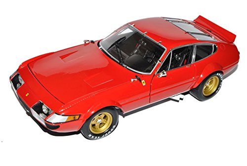 Kyosho Ferrari 365 GTB/4 Rot mit Gold 1/18 Modell Auto von Kyosho