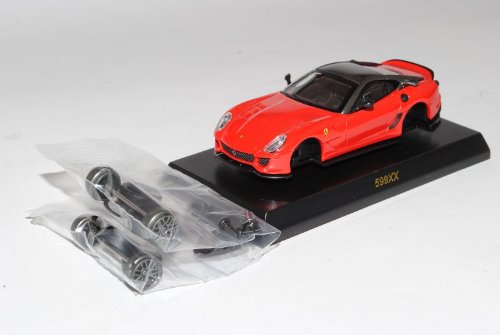 Kyosho Ferrari 599XX Coupe Rot 2006-2012 Bausatz Kit 1/64 Sonderangebot Modell Auto von Kyosho