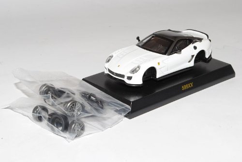 Kyosho Ferrari 599XX Coupe Weiss 2006-2012 Bausatz Kit 1/64 Sonderangebot Modell Auto von Kyosho