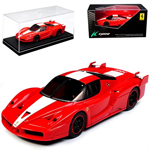 Kyosho Ferrari Enzo FXX Coupe Rot mit Weiss 2005-2006 1/43 Modell Auto von Kyosho