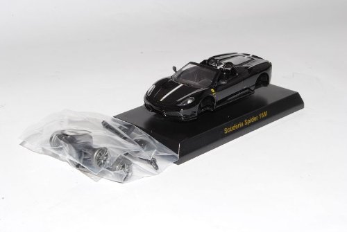 Kyosho Ferrari F430 Spider Cabrio Schwarz 16M 2004-2009 Bausatz Kit 1/64 Sonderangebot Modell Auto von Kyosho