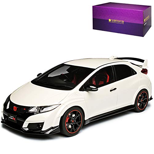 Kyosho Hon-da Civic Type-R 5 Türer Weiss 9. Generation 2011-2017 1/18 Modell Auto von Kyosho