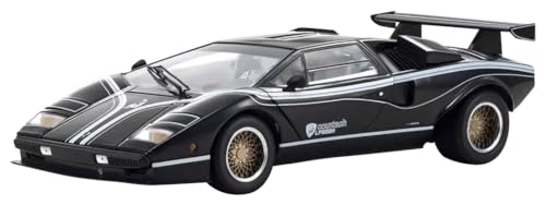 Kyosho Lambo LP 500R schwarz mit weißer Innenausstattung 1/18 Druckguss Modellauto 08320C von Kyosho