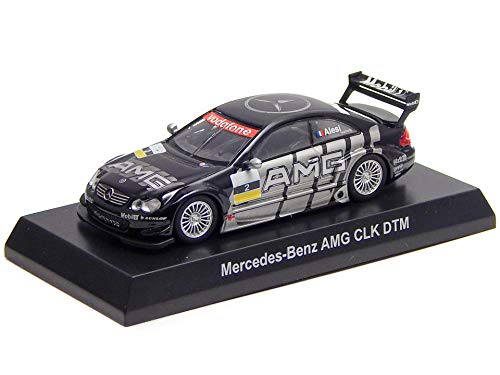 Kyosho Mercedes-Benz CLK DTM AMG Jean Alesi Silber C209 1/64 Sonderangebot Modell Auto mit individiuellem Wunschkennzeichen von Kyosho