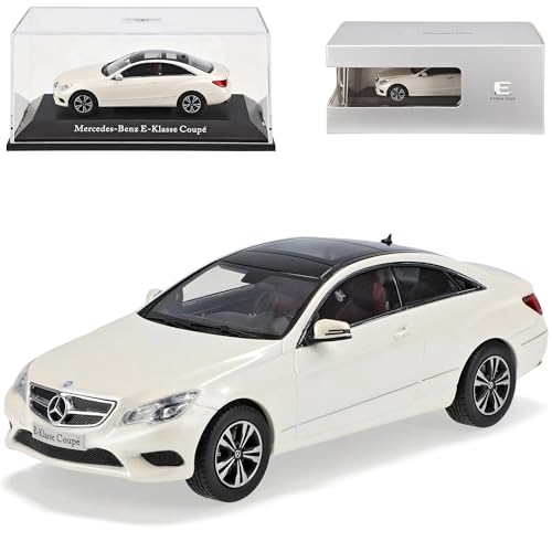 Kyosho Mercedes-Benz E-Klasse Coupe Weiss W212 Ab Facelift 2013 1/43 Modell Auto mit individiuellem Wunschkennzeichen von Kyosho